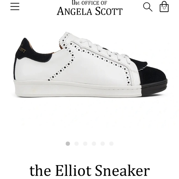 Shoes - Angela Scott Elliot Sneaker,worn once,Size 40,very comfortable,inc. Black laces